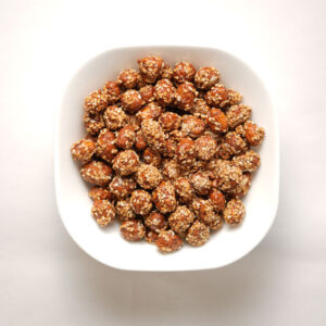 CACAHUATE GARAPIÑADO CON AJONJOLI